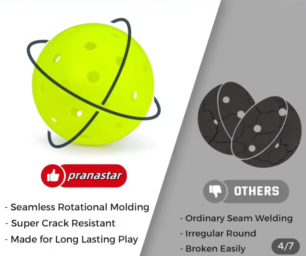 Pickleball Balls (tournament grade) - Set of 3