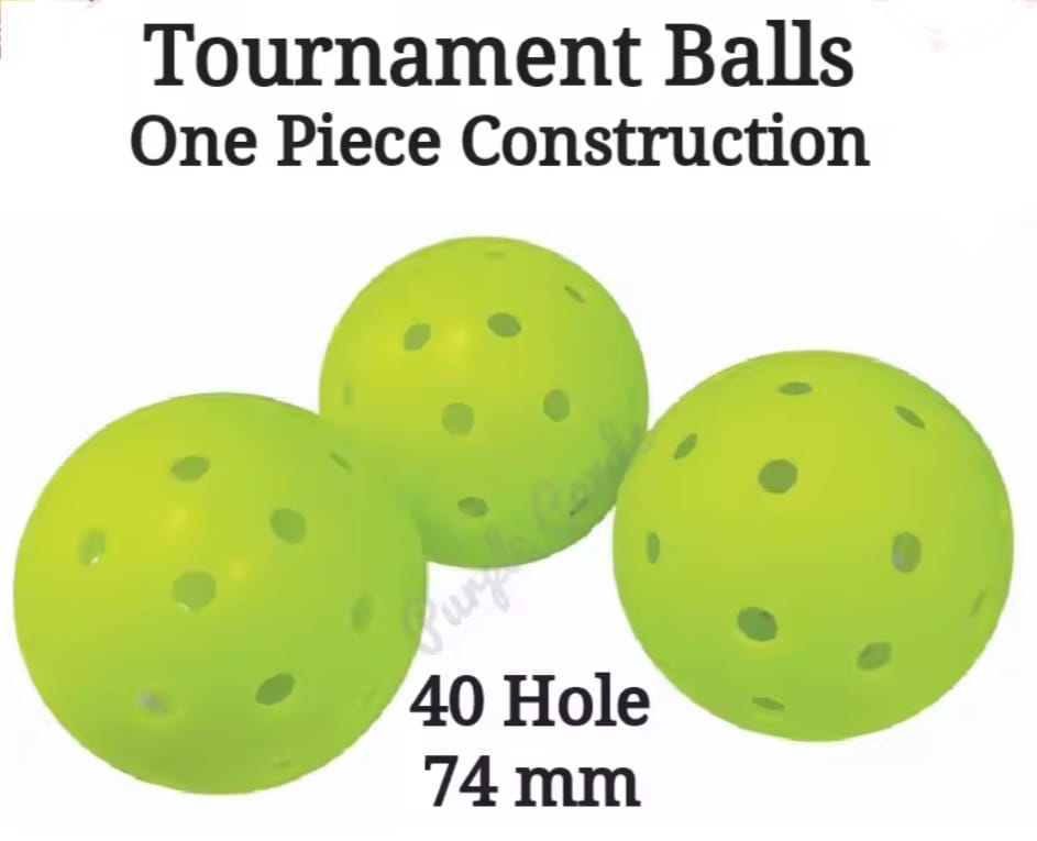 Pickleball Balls (tournament grade) - Set of 3