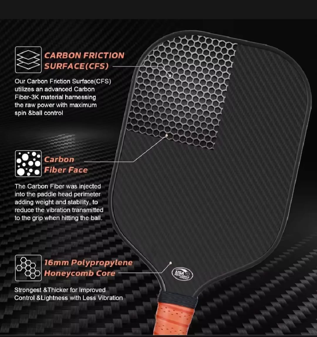 Brown T700 16mm Paddle