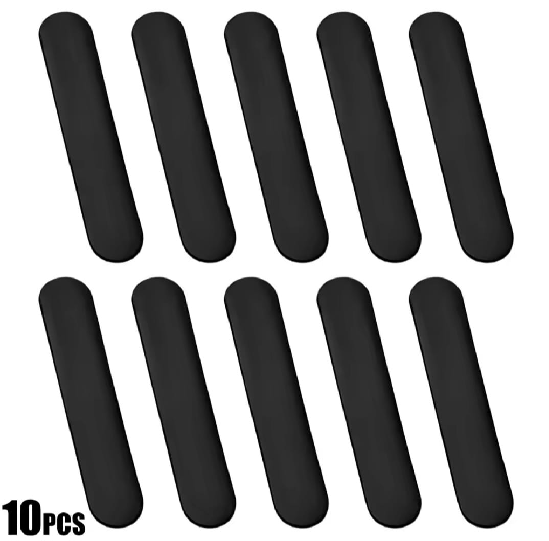 Picture of 10 cut, black pickleball lead tape.