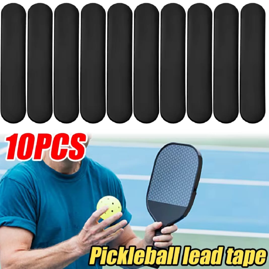 Set of 10 pieces black Pickleball Lead Tape