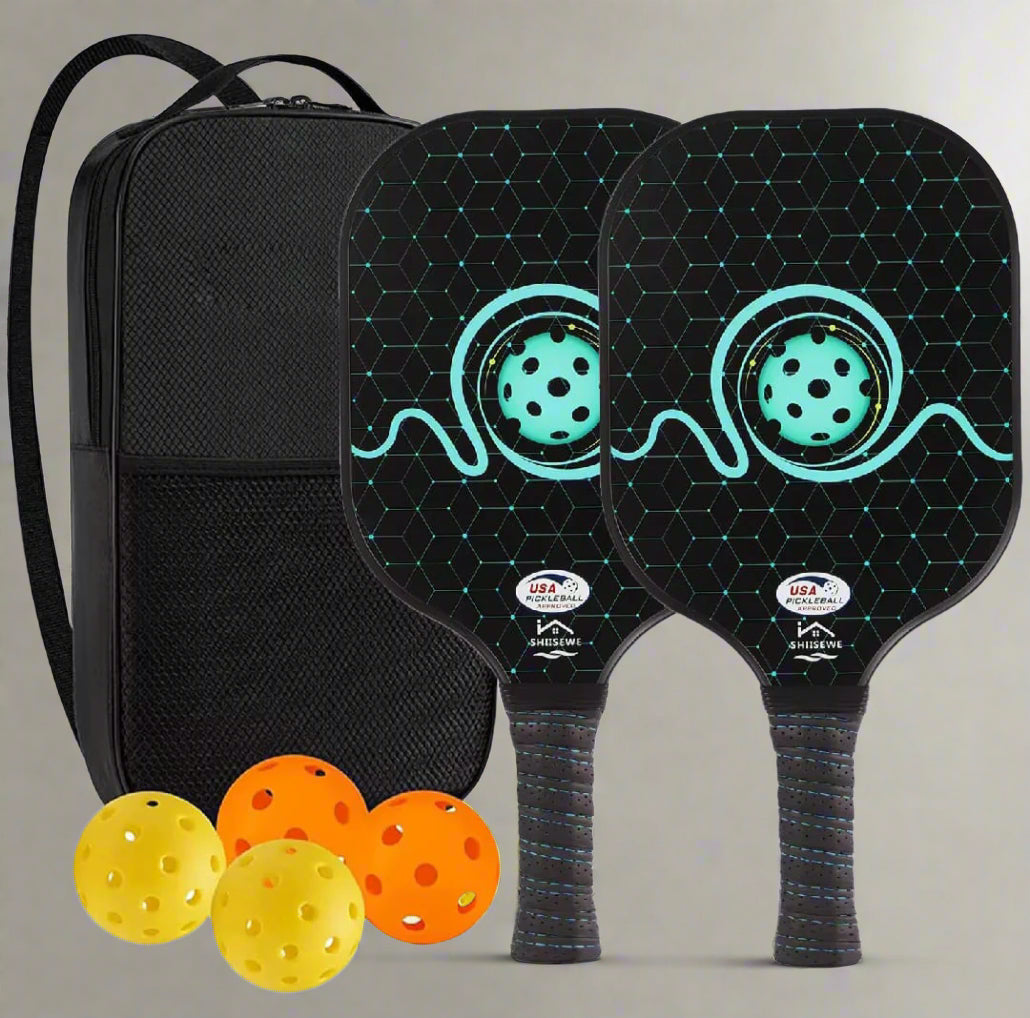 Pickleball Paddle Set of 2 with a cyber spin