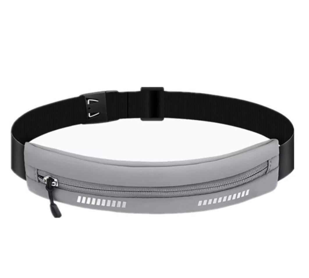 Grey sports waist band