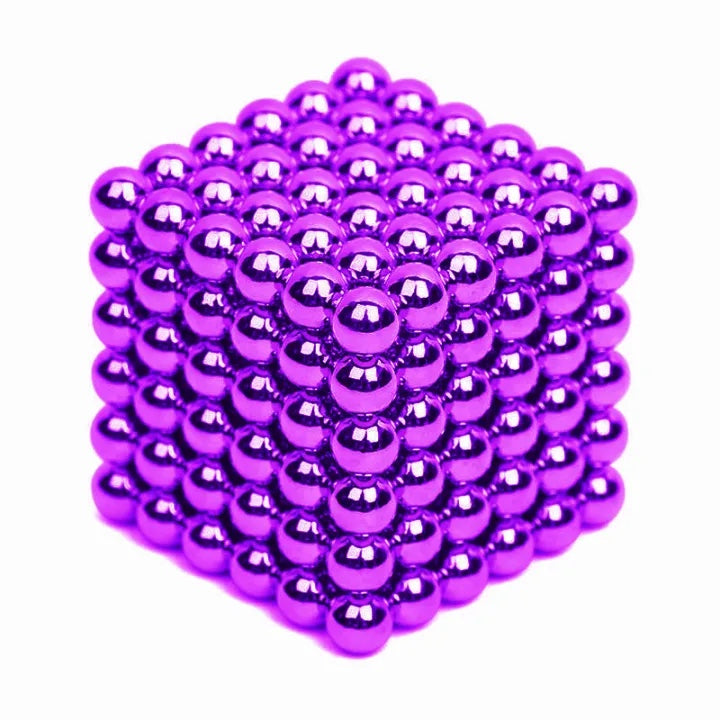 Purple color magnetic balls