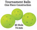 Pickleball Balls (tournament grade) - Set of 3