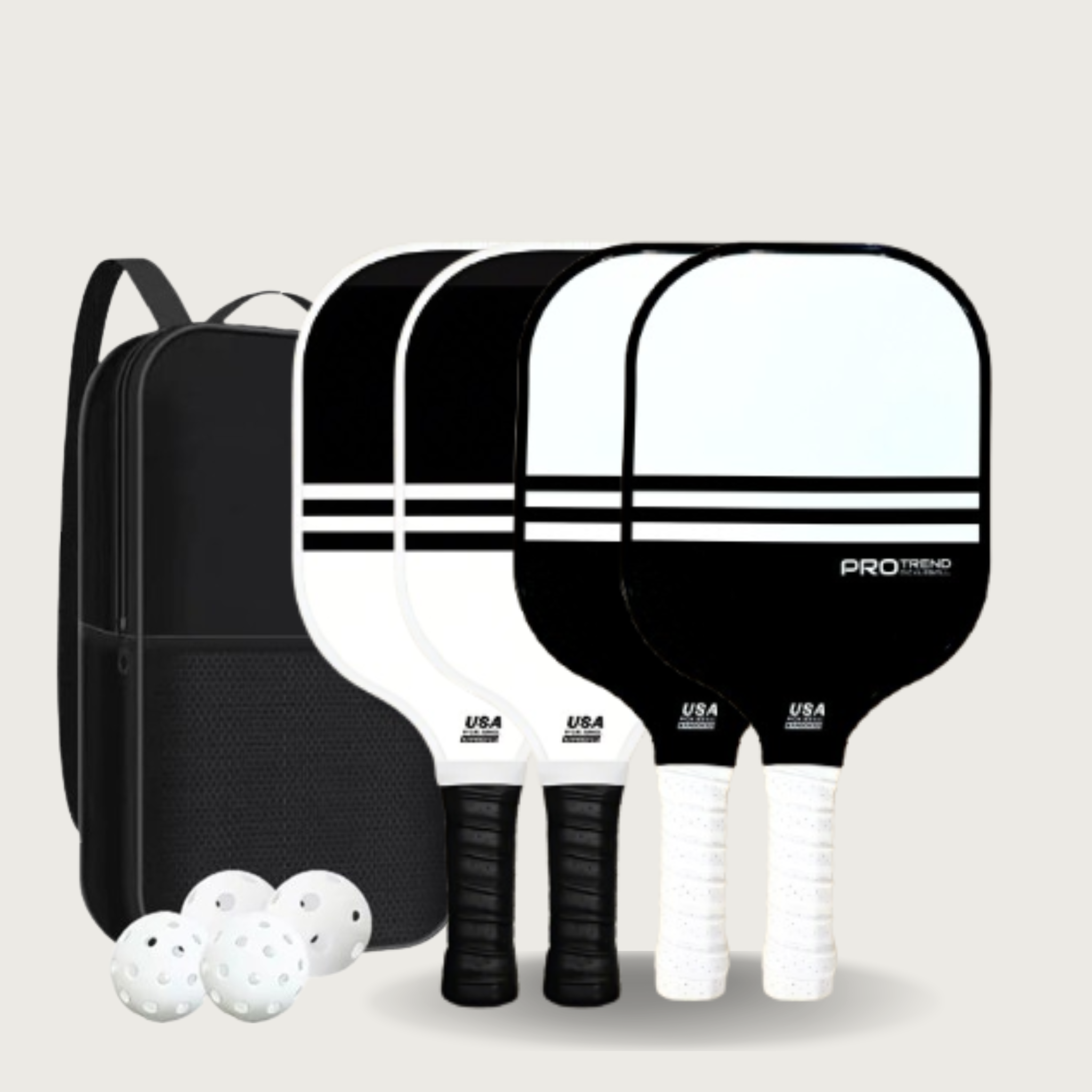 The Contrast Pickleball Family Set