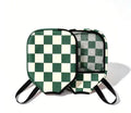 Checkered Green Mesh Pickleball Cover