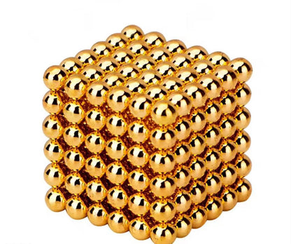 golden color magnetic balls