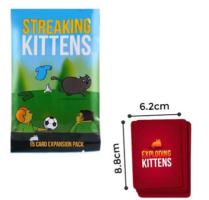 Streaking Kittens - First expansion pack of Exploding Kittens Card Game