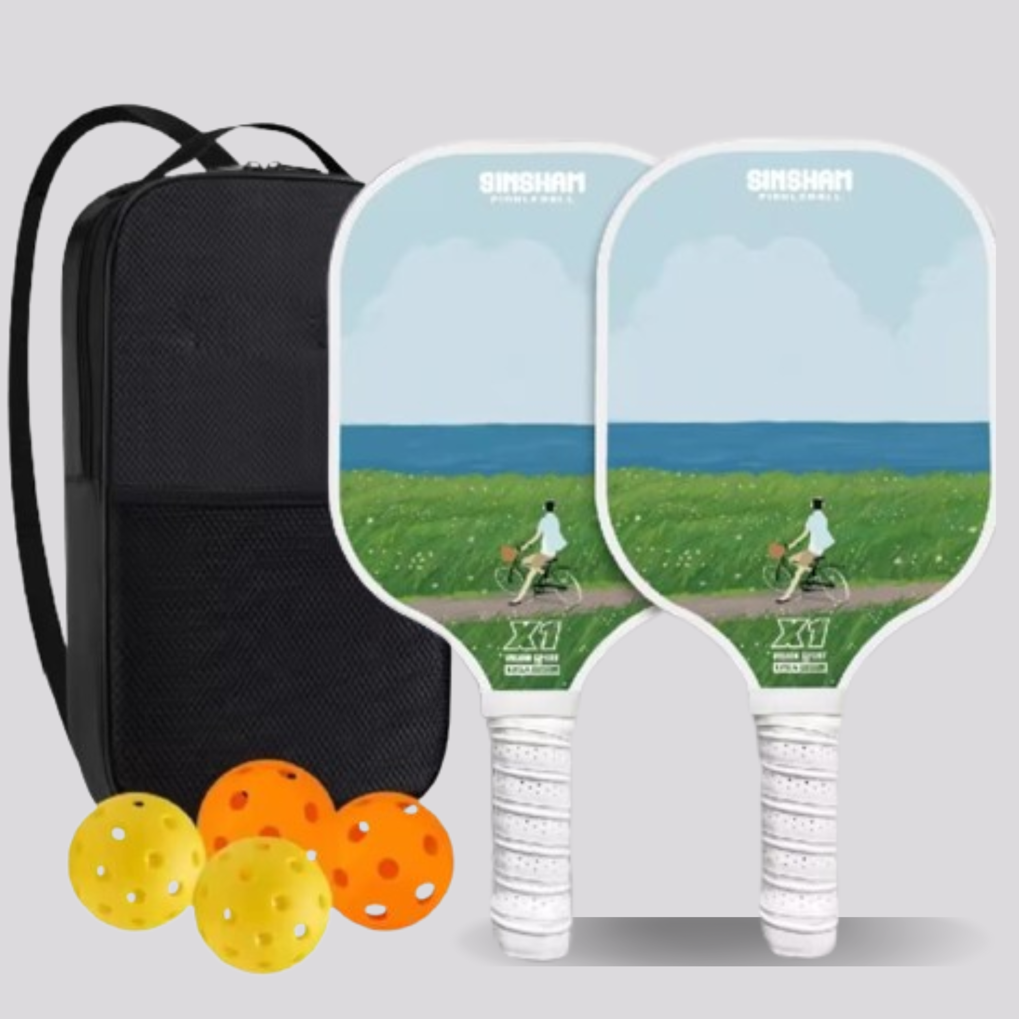 The Contrast Pickleball Paddle Set