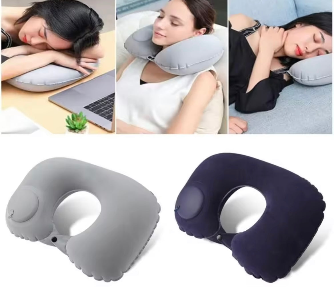 Inflatable travel pillow - Set of 2