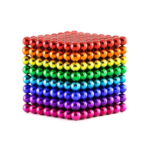 Rainbow color magnetic balls