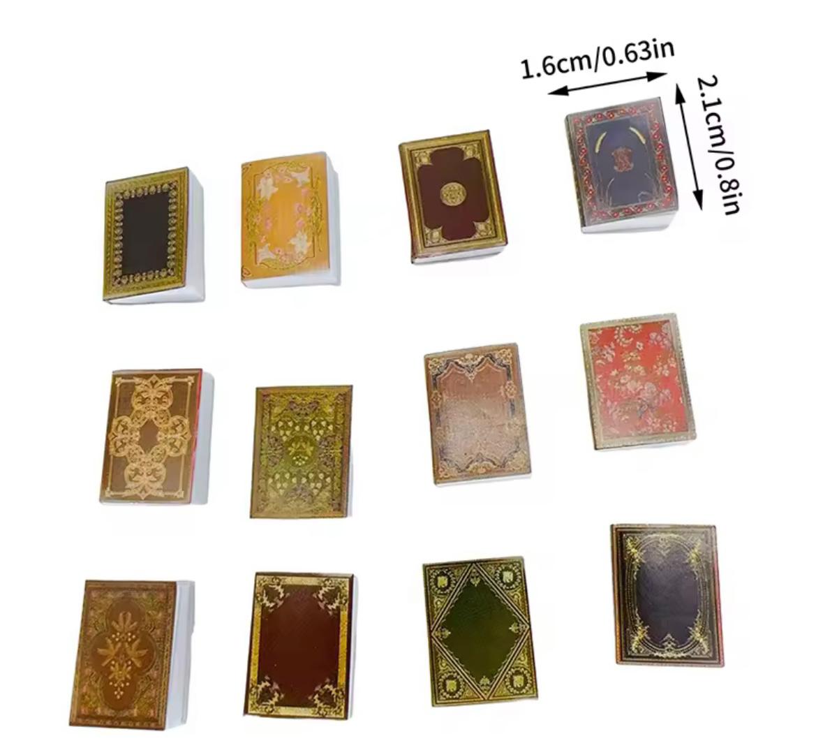 Set of 12 - Miniature books