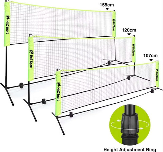 Badminton Stand & Net - adjustable height