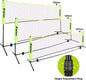 Badminton Stand & Net - adjustable height