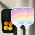 Rainbow Pickleball Paddle Set