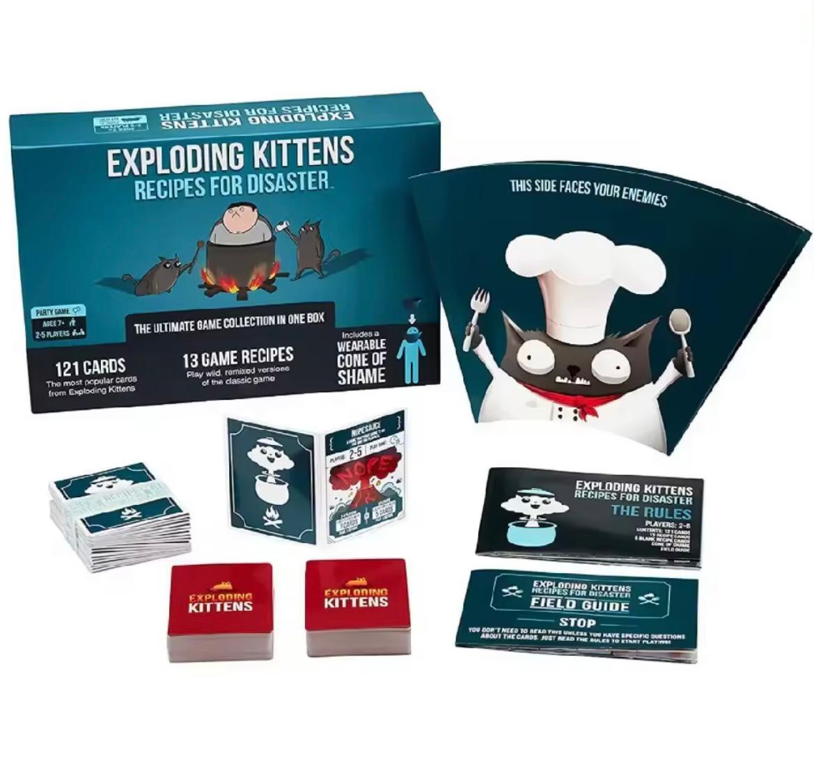 Recipes for Disaster - Exploding Kittens Party Game Card Game