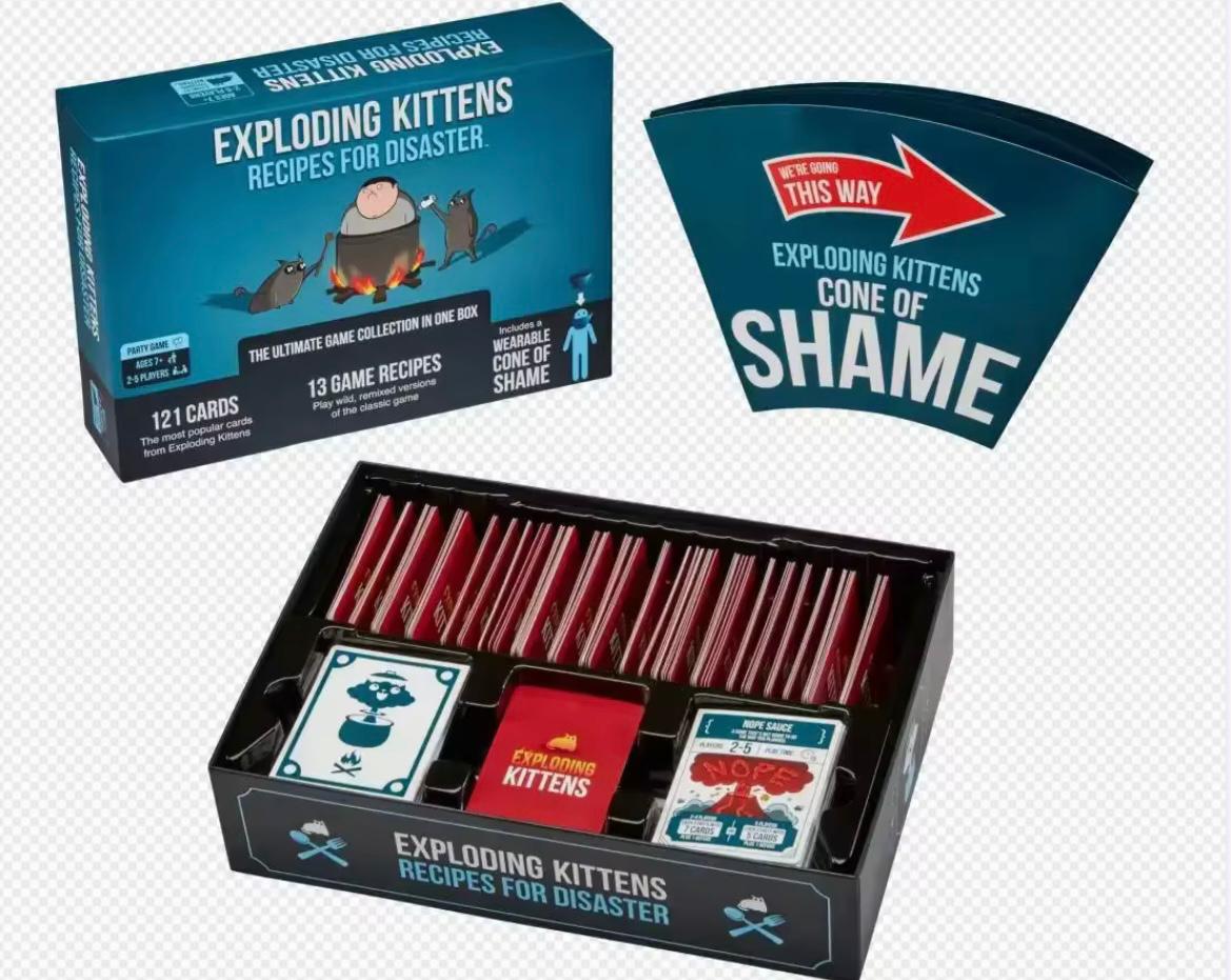 Exploding Kittens- Recipes for Disaster Party Game Card Game