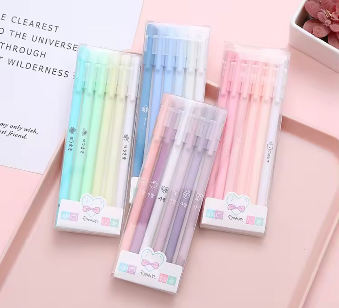 Gel pen - Set of 6