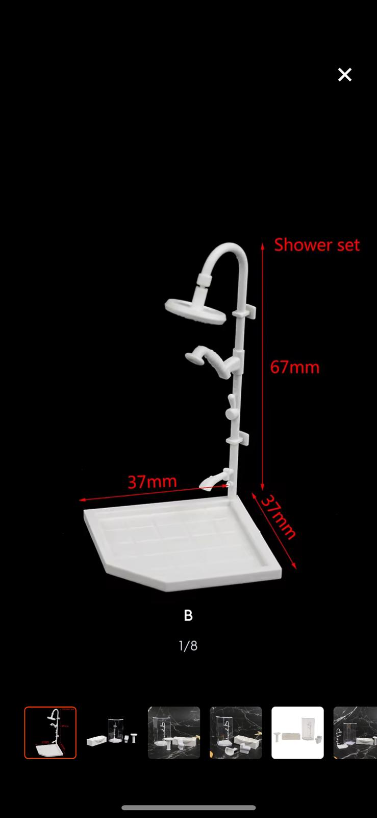 Miniature Shower Set