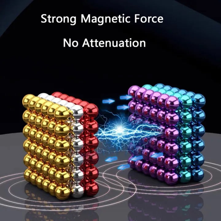 The magnetic balls have a strong magnetic force